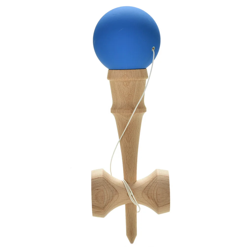 1 шт. Kid Kendama Японская Традиционная игрушка деревянный шар умелая игрушка для детей профессиональная резиновая краска Kendama матовый шар