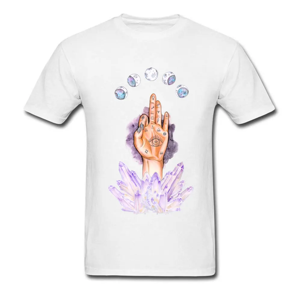 Astral Hand T Shirt 2018 New Fashion Crewneck Crazy Short Sleeve 100% Cotton Men T-shirts Printing T-shirts Drop Shipping Astral Hand white