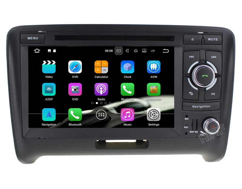 Excellent IPS 1024*600 Octa Core Android 8.0 Car DVD Player for AUDI TT 2006-2013 GPS Navigation Radio RDS Stereo System 4GB RAM 32GB ROM 10