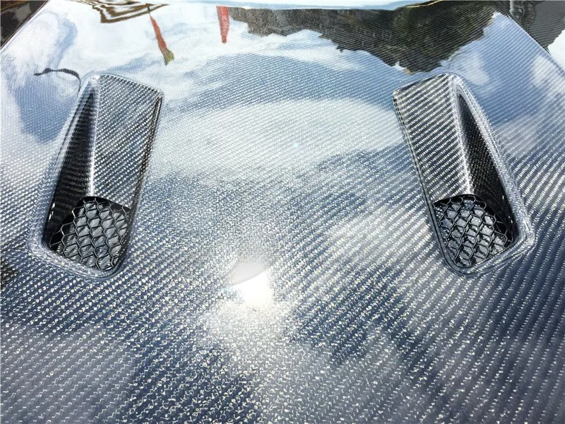 2013-2015 Mercedes Benz W212 Black Series Style Hood Bonnet CF (25)
