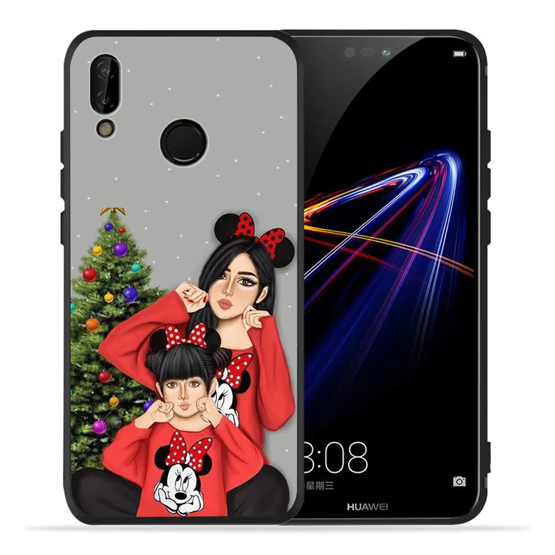 Роскошный чехол с изображением мамы Для Huawei P8 P10 P20 P30 Mate 10 20 V20 Honor 8 8X 8C 9 Lite Plus Pro