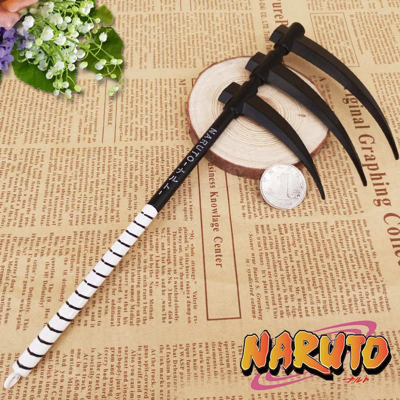 22 см большая аниме-фигурка Наруто Akatsuki Yugakure Hidan Kunai серп жнец Крюк модель 18 см фигурка Итачи опасная игрушка