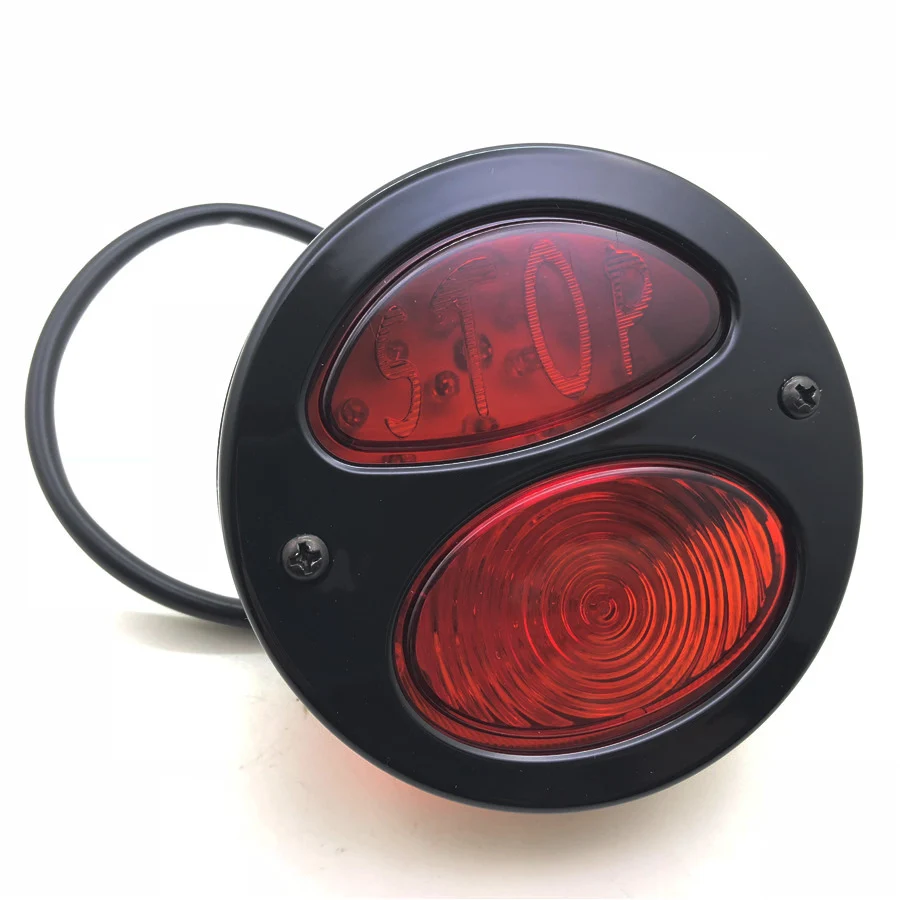 

1 PC Universal Motorcycle Rear Light LED Lamp STOP ABS Motorbike Tail Brake Indicator For Cafe Racer Triumph Victory Softail