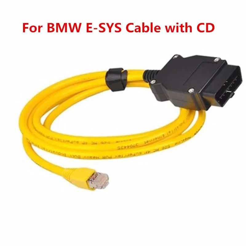 For BMW ENET (Ethernet to OBD) Interface Cable E-SYS ICOM Coding F-series for BMW E-SYS Cable Newest version software