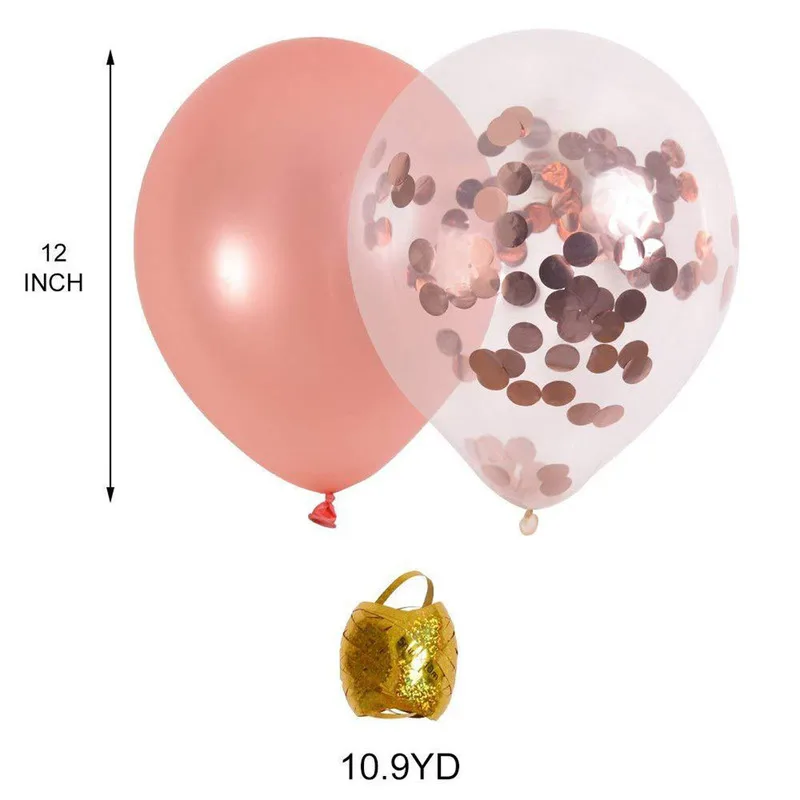 Украшения для дня рождения для детского дня рождения баннер розовый золотистый воздушный шар и воздушные шары из фольги с золотистые ленты вечерние поставки