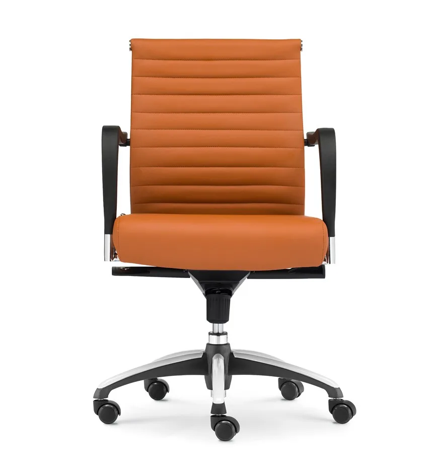 Ofis Koltugu Doner Bilgisayar Sandalye Orta Geri Koltuk Sabit Arms Sik Nervurlu Dosemeli Pu Deri Kalin Rahat Koltuk Computer Chair Office Chaircomputer Swivel Chair Aliexpress