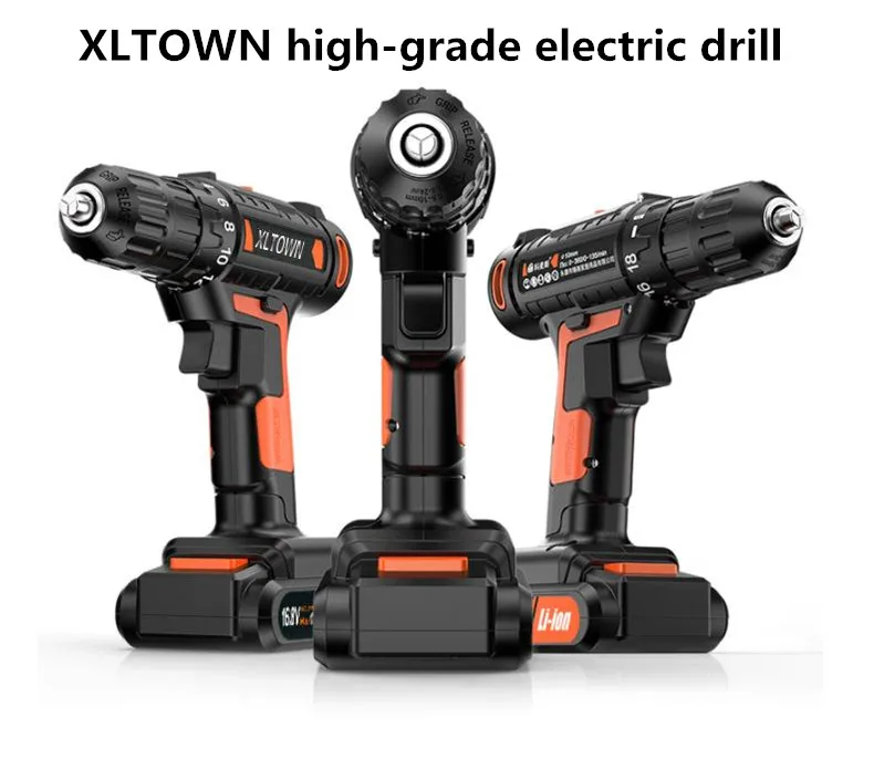 Xltown 16 8 v высококлассная Мини дрель перезаряжаемая литиевая электрическая