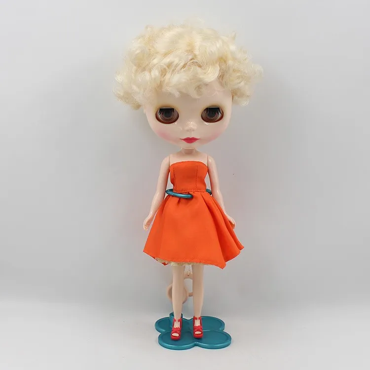 Fortune Days Обнаженная фабрика Blyth Кукла № BL0625 кремово-белые волосы подходит для изменения игрушки белая кожа Neo 1/6 BJD