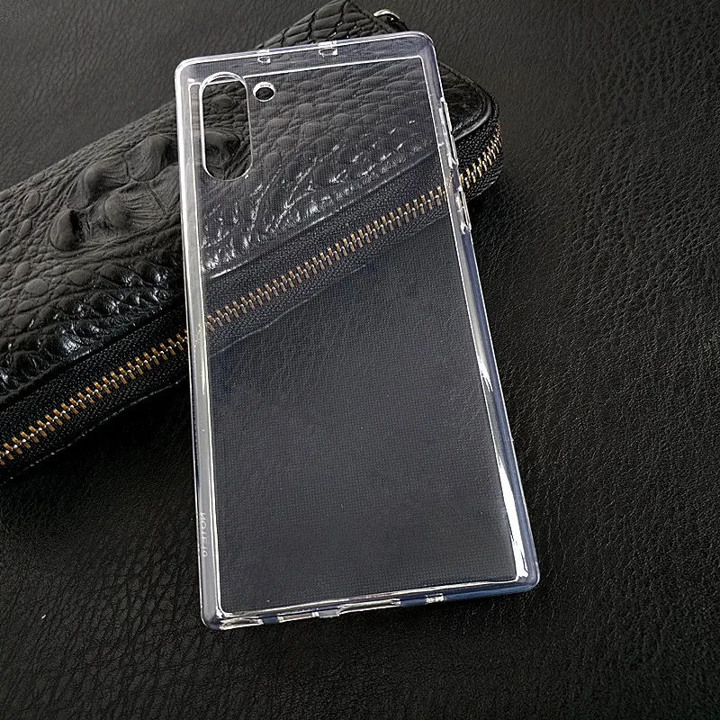 For Galaxy Note 10 SM-N970F 5G SM-N971F Clear Soft TPU Case Fundas Samsung Plus SM-N975F SM-N976F Coque |