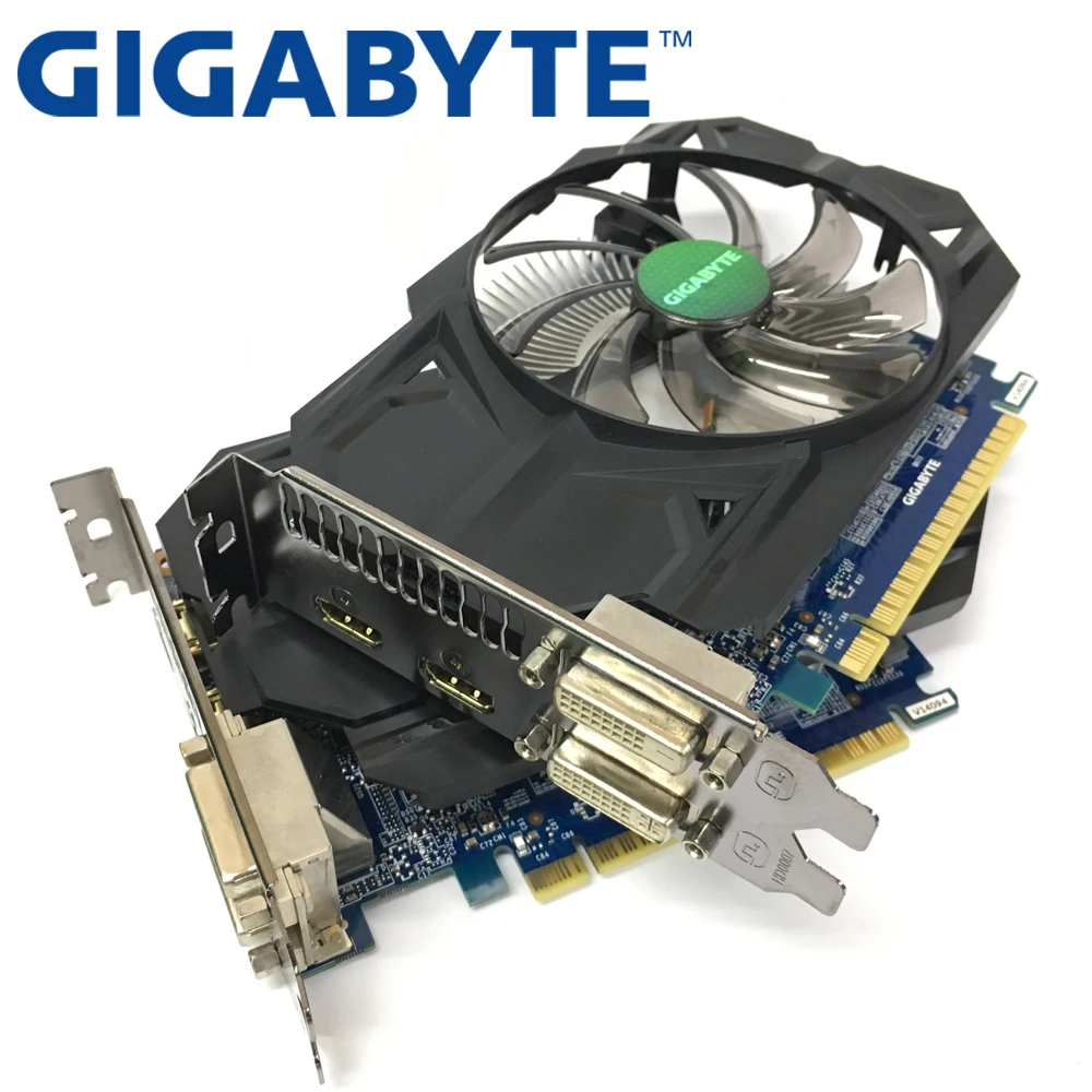 Оригинальная графическая карта GIGABYTE 2 шт. GTX 750 Ti Гб бит GDDR5 видеокарты для nVIDIA Geforce
