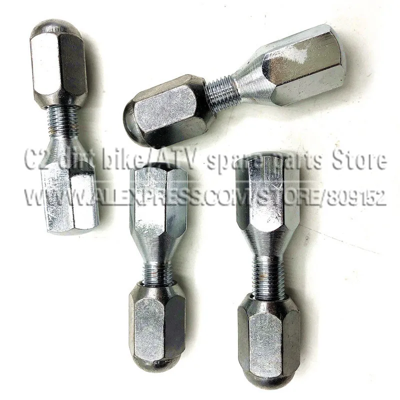 Atv accessories quad aluminum rim 10" 12" 14"wheel screw 10mm M10*1.25