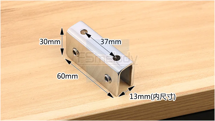 GC02 304 stainless Steel Shower Glass Clamps Clips Shelf Holder Support Brackets Glass Fixed Clamps