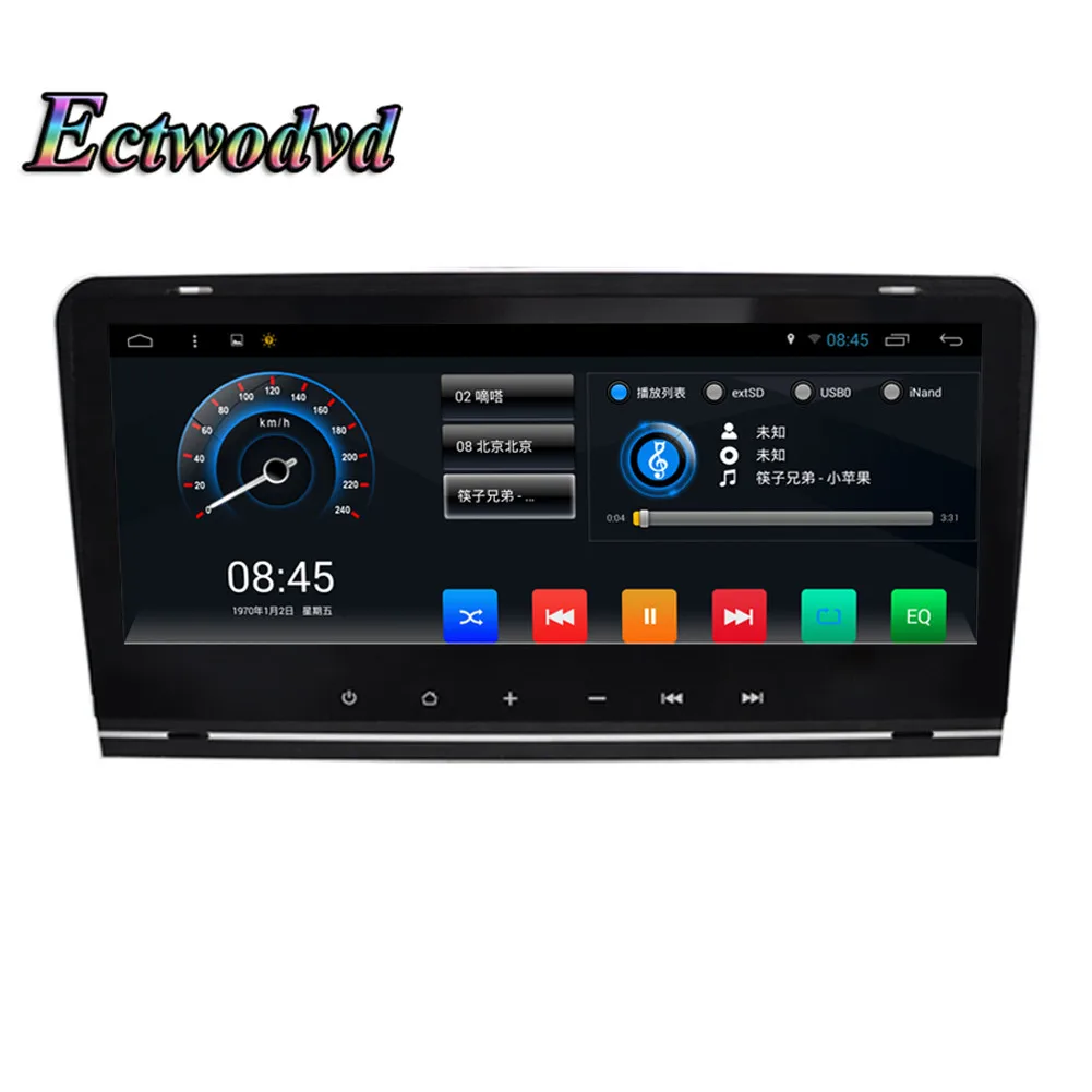 Ectwodvd 8 дюймов Octa Core Android 1 Автомобильная dvd навигационная система Радио для Audi A3 2003