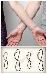 Водонепроницаемая временная татуировка наклейка на тело английские буквы тату флэш-тату поддельные татуировки для девушек женщин мужчин