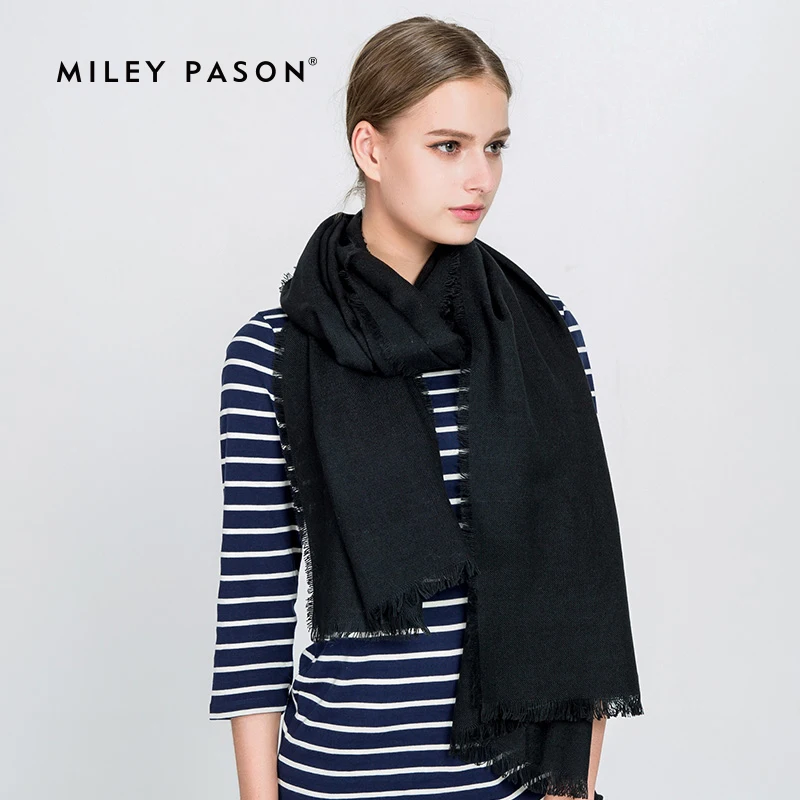 

Fashion winter cashmere-like scarf woman warm poncho luxury brand Pashmina female Shawl soft cashmere wrap blanket scarf M1725