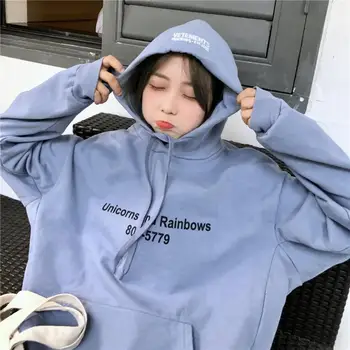 

Women's Sweatshirts Japanese Harajuku Ulzzang Autumn Sweatshirt Female Korean Kawaii Cute Clothing For Women