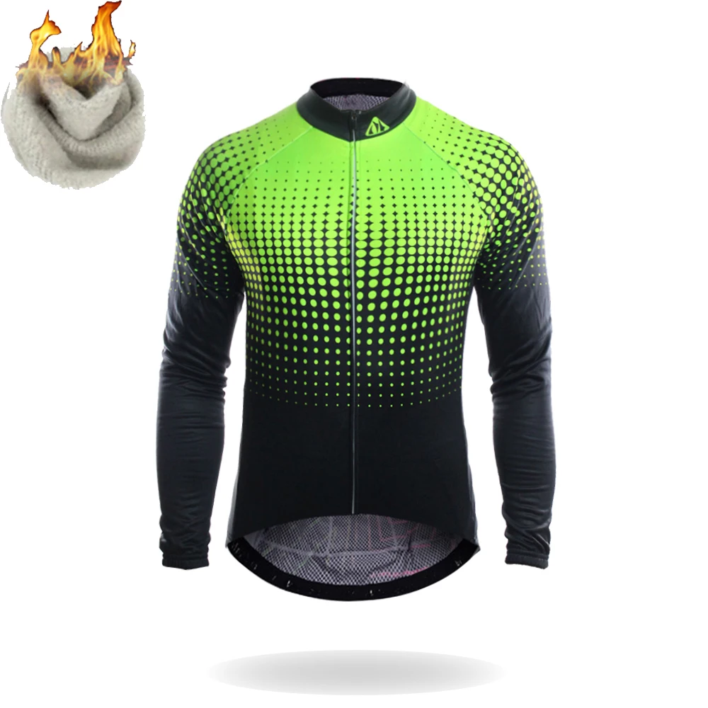 Racmmer зимняя одежда для велоспорта флисовая термо Джерси Pro велосипедная одежда горный велосипед Ropa Ciclismo Invierno Maillot для мужчин# ZR-16