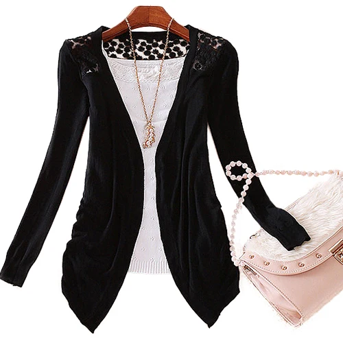 

Hot Lady Korean Style Candy Color Crochet Knit Top Coat Sweater Cardigan Summer Crochet Blouse 8OKC