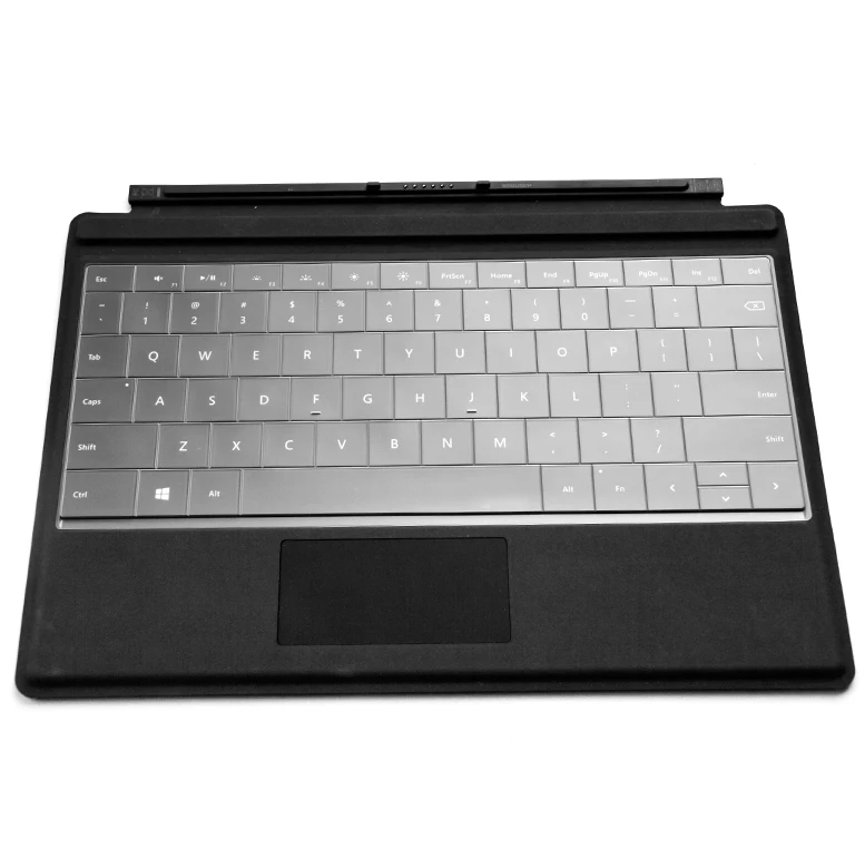 XSKN for Microsoft Surface 3 & Surface Pro 3 Type Cover Ultra Thin Soft TPU Waterproof Transparent Keyboard Protector Skin
