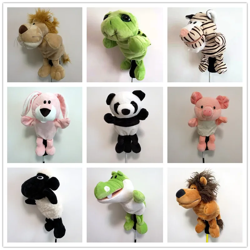

Plush Animal Golf Driver Headcover Lovely Cute Animals Golf Wood Covers Multiple Styles Outdoor Sporting Goods Free Shipping