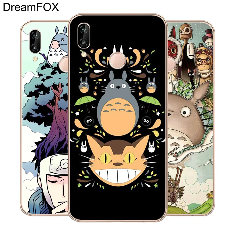 DREAMFOX L360 Neighbor Totoro Comic Soft TPU Silicone Case Cover For Huawei Honor 6A 6C 7X 9 10 P20 Lite Pro P Smart |