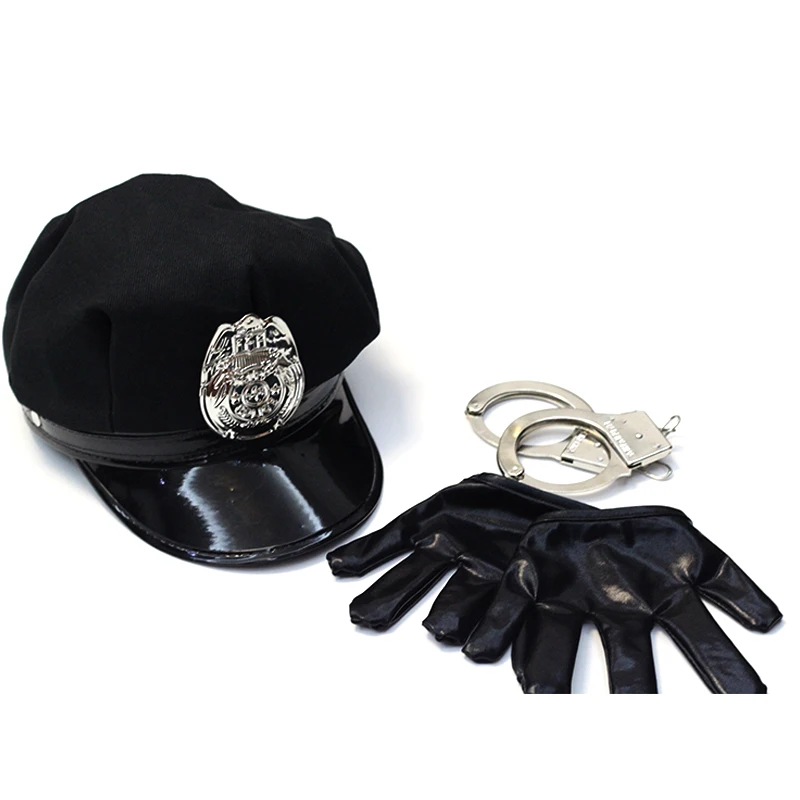 Сексуальная искусственная кожа женские полицейские костюмы женский полицейский наручники ролевые игры копы косплей на Хэллоуин костюм униформа платья
