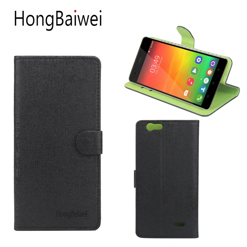 

HongBaiwei Cover for Oukitel C4 Case Fashion Flip Hit Color Luxury Leather Wallet Phone Bag Case for Oukitel C4