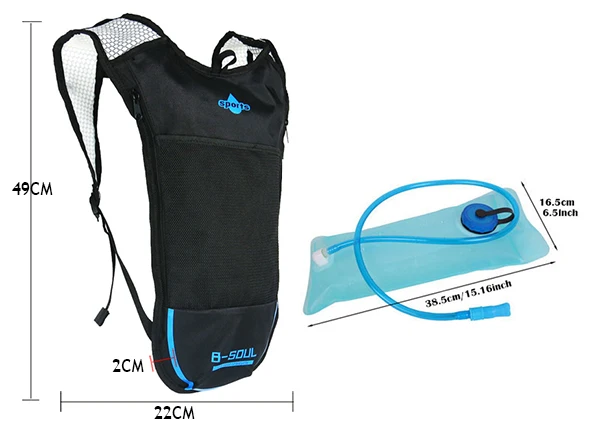 B-SOUL, портативный гидратационный рюкзак, велосипедная сумка, водонепроницаемая сумка для воды, штурмовой велосипедный рюкзак, походная сумка, велосипедная сумка