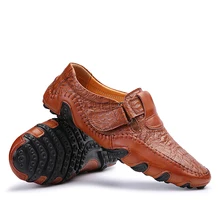 Men Shoes Geunuine Leather Flats Male High Quality Comfortable Soft Shoes Men Oxfords Footwear New 2017 Spring Chaussure Hommen