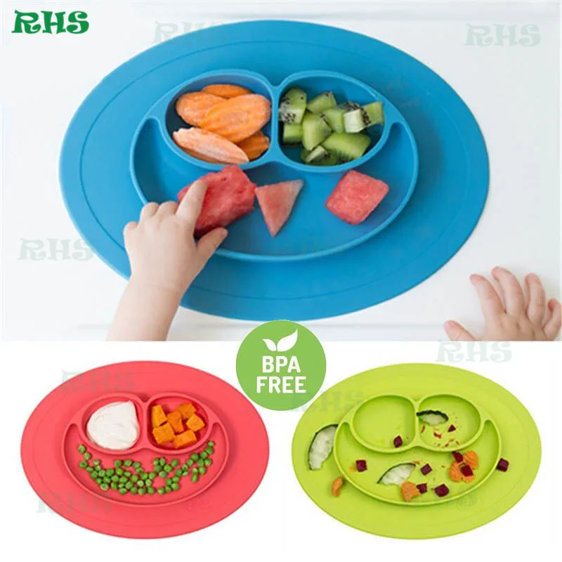 New Cultery Baby Silicone Placemat FDA Approval Food Grade Kids One