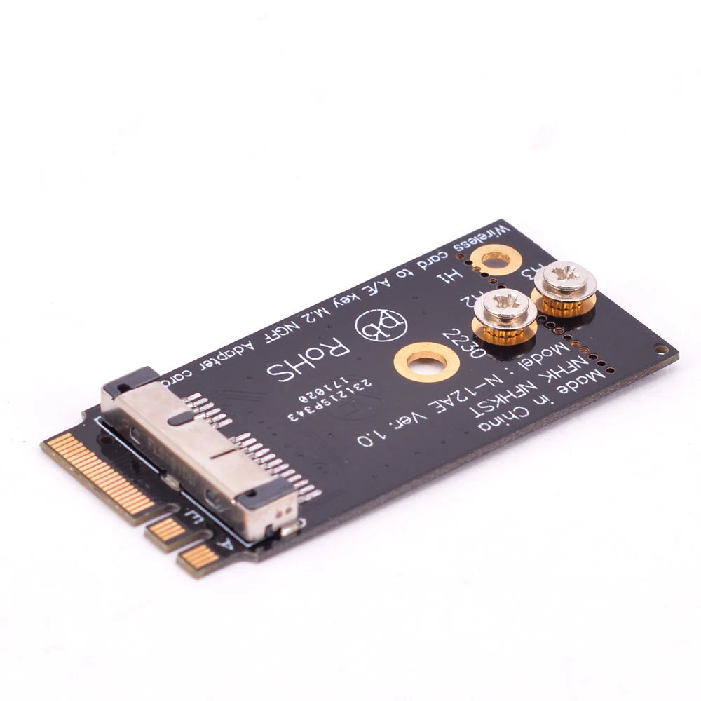

A+E Key NGFF wireless network card Adapter for Macbook BCM94360CD / BCM94331CD module for Mac OS and Hackintosh
