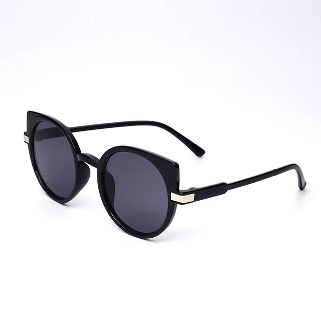 Солнцезащитные очки с кошачьими ушками, брендовые, дизайнерские, модные женские поляризованные солнцезащитные очки Для женщин уникальная оправа кошачий глаз, солнцезащитные очки, Gafas UV400 - Цвет линз: C9