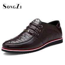 2016 New Mens Shoes Genuine Leather Checkered Oxford Office Shoes For Men High Quality Mens Dress Italian Leather Shoes Formal