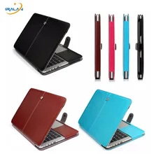 Новинка, чехол из искусственной кожи для ноутбука Macbook Air Pro retina 11, 12, 13, 15 дюймов, A1932, сенсорная панель, A1989, A1990, умный чехол+ пленка