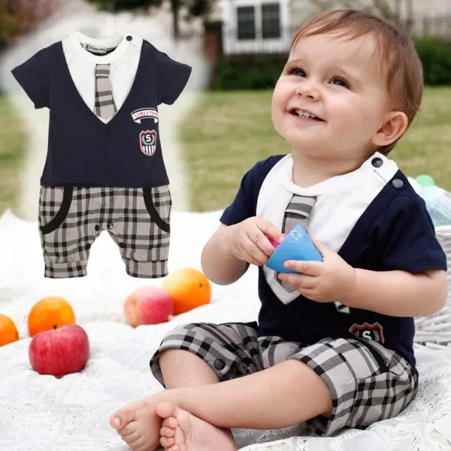 Baby clothes summer 0 1 year old 1 2 years old baby boy clothes fashion children's clothing en