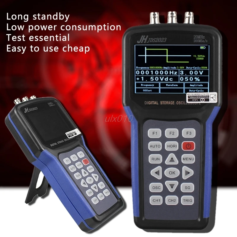 

JDS2023 Digital Handheld Oscilloscope 1 Channels 20MHz oscilloscope G09 Drop ship
