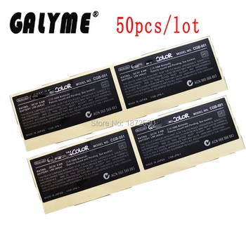 

50pcs/lot Hot Sale Paster Label Tag Console Sticker Replacement Acceessories Sticker Fit For NintendoGBC GameboyColor Console