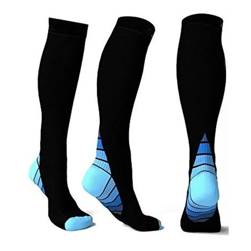 Mid Calf Compression Socks Fit Breathable Long Socks Boost Stamina Flexible Long Sock for Men