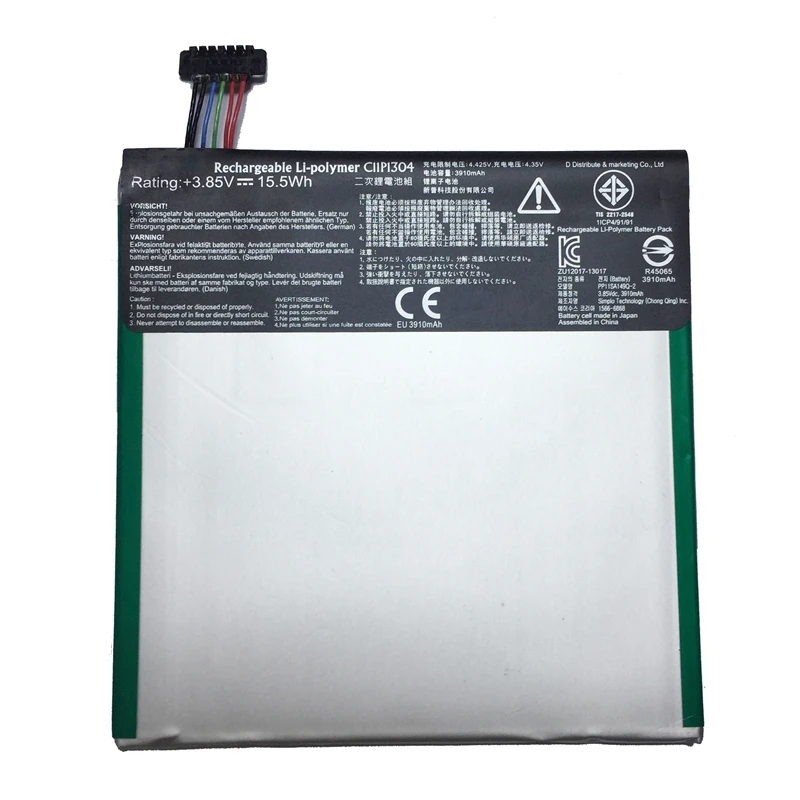 

Lithium Polymer Tablet Battery For Asus Nexus 7 2012 2013/ MEMO PAD HD 7 ME173X HD7 ME173 K00B C11P1304 3950mAh