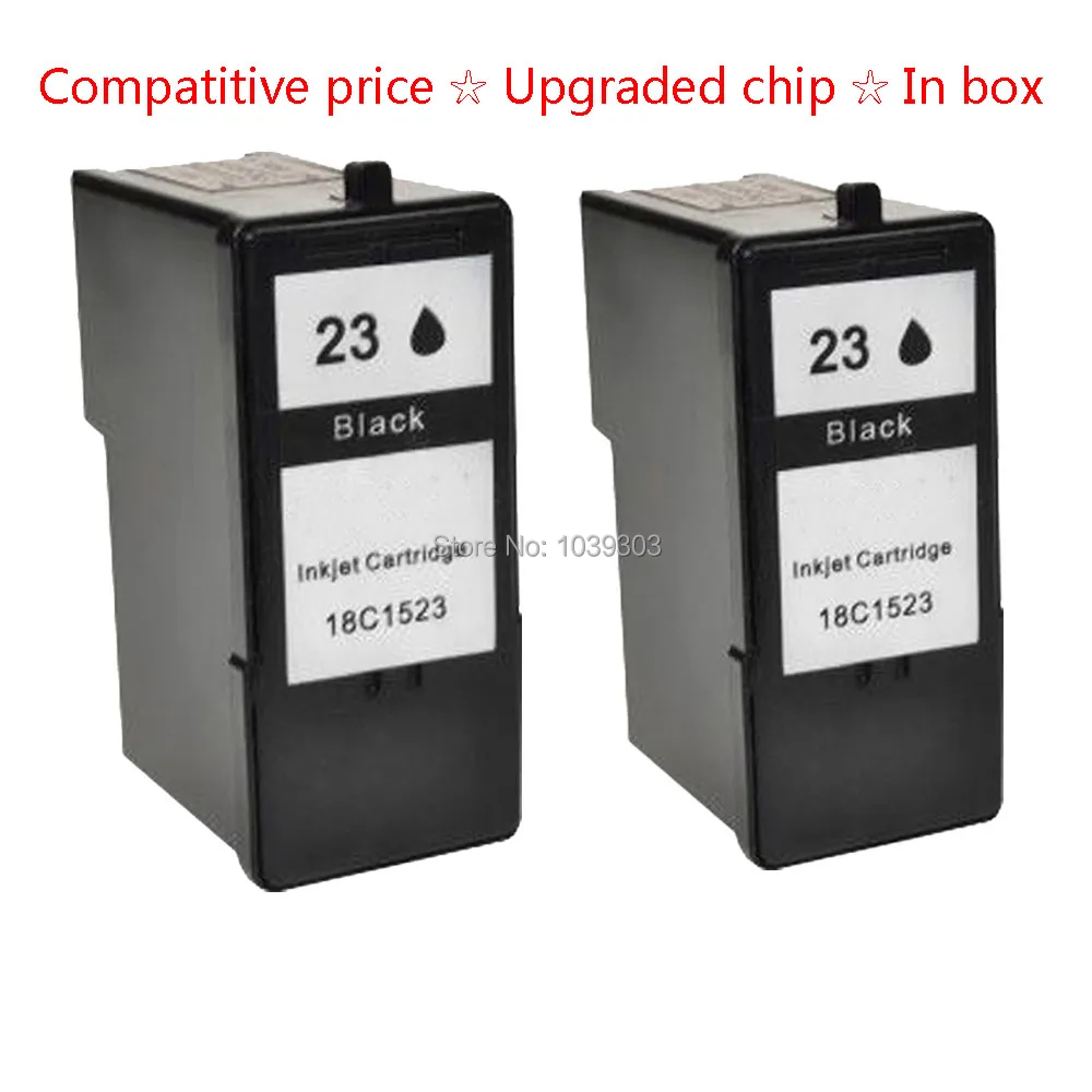 

2 B 23 24 Ink Cartridge 18C1523 18C1524 Set Compatible For Lexmark X4550 Z1400 Z1410 Z1420
