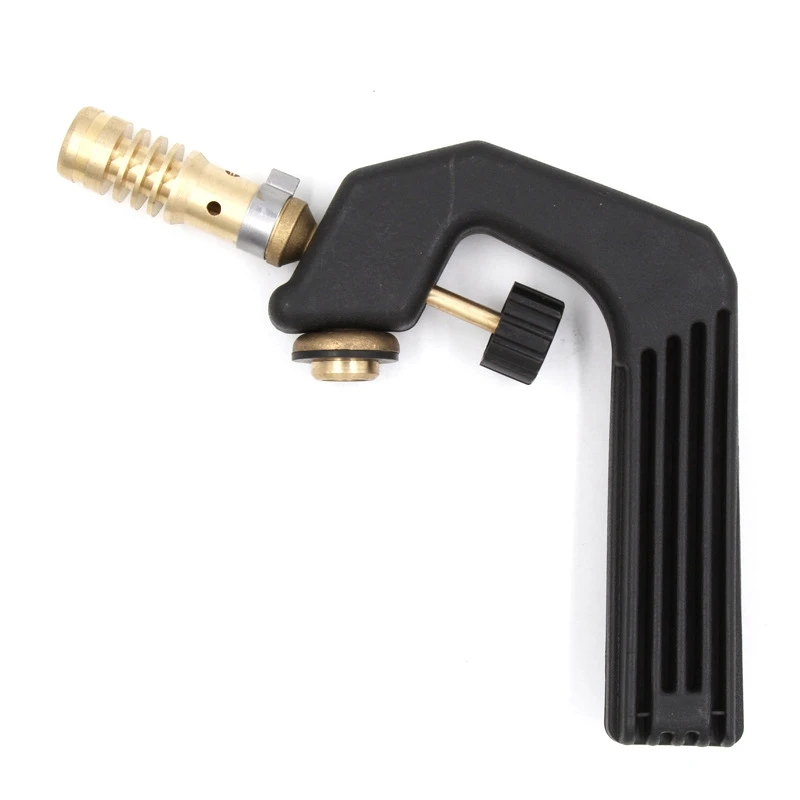 

Butane Gas Stove Torch Ignition Killer Flamethrower Flat-Tank Screw With Handle Sprayer, Copper High Temperature Outdoor Buta