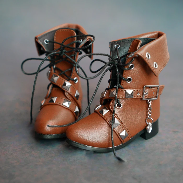 D01-P565 children handmade toy 1/3 Doll clothes BJD/SD doll props Accessories knight wind strappy ankle boots 1pair | Игрушки и хобби