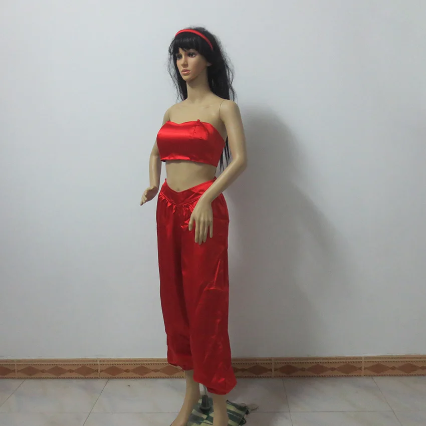 Hot Sale ! New Arrival Aladdin Jasmine Princess Cosplay Costume Hot Sale ! New Arrival Aladdin Jasmine Princess Cosplay Costume