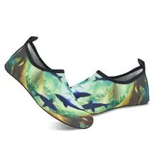 Пляжная обувь; Мужская Уличная обувь для плавания; мягкие пляжные туфли на плоской подошве для взрослых; нескользящая быстросохнущая легкая водонепроницаемая обувь