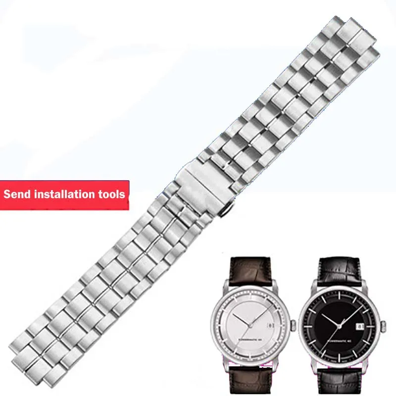 ISUNZUN 22 мм ремешок для часов из нержавеющей стали Tissot 1853 T086 мужской T086407A