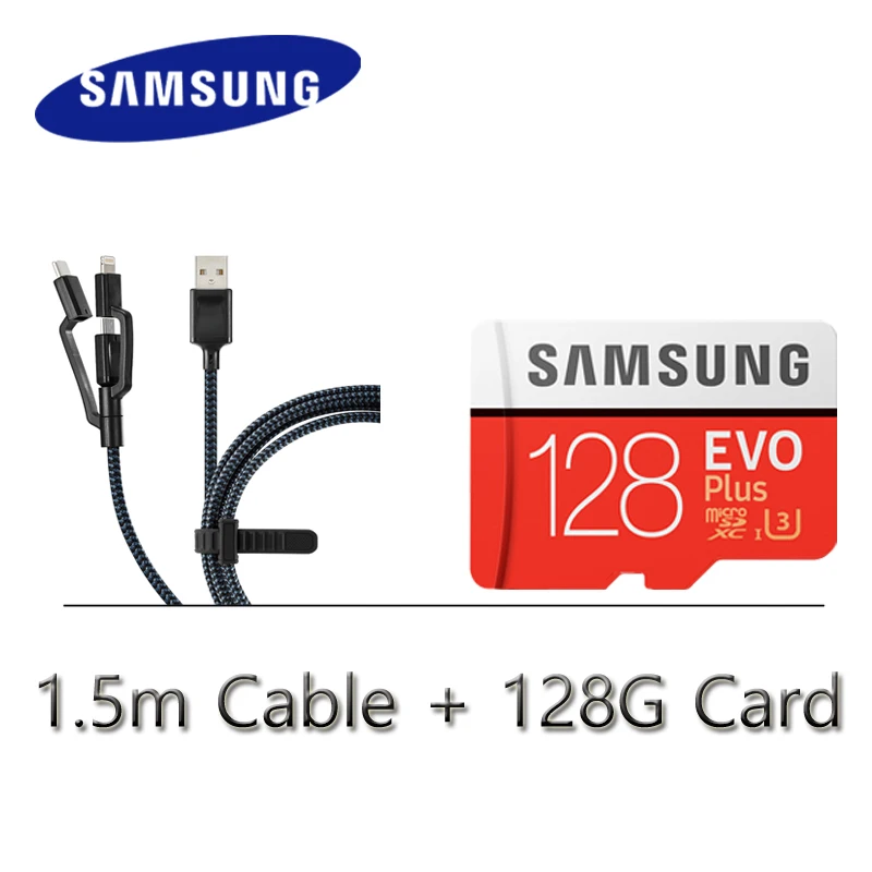 Дешевый Оригинальный samsung карты памяти Micro SD Card 128 ГБ 64 ГБ 32 ГБ microsd hc sdxc class 10 U1 U3 EVO Plus карты памяти micro SD 32 ГБ памяти