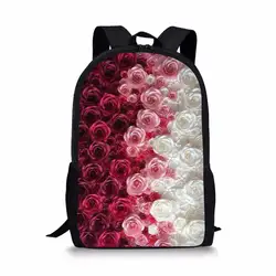THIKIN школьные рюкзаки для TeenagerGirls Радуга, Роза Печать Дети Сумки Рюкзак Для женщин Повседневное сумки оптом