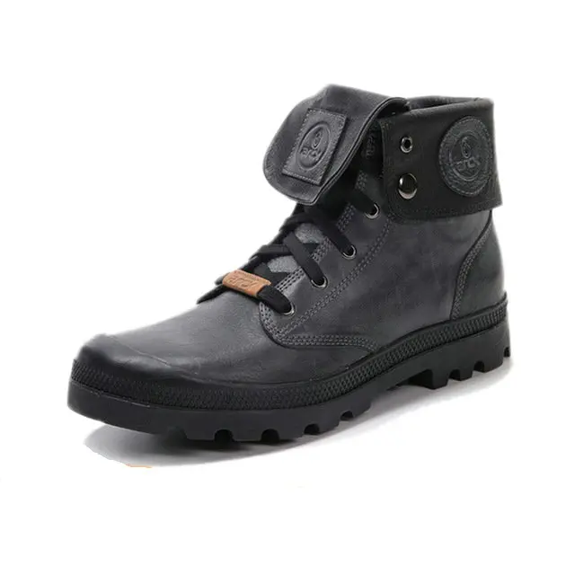 ARCX Retro style font b Men b font Leather Motorcycle Boots Lapel font b Men b