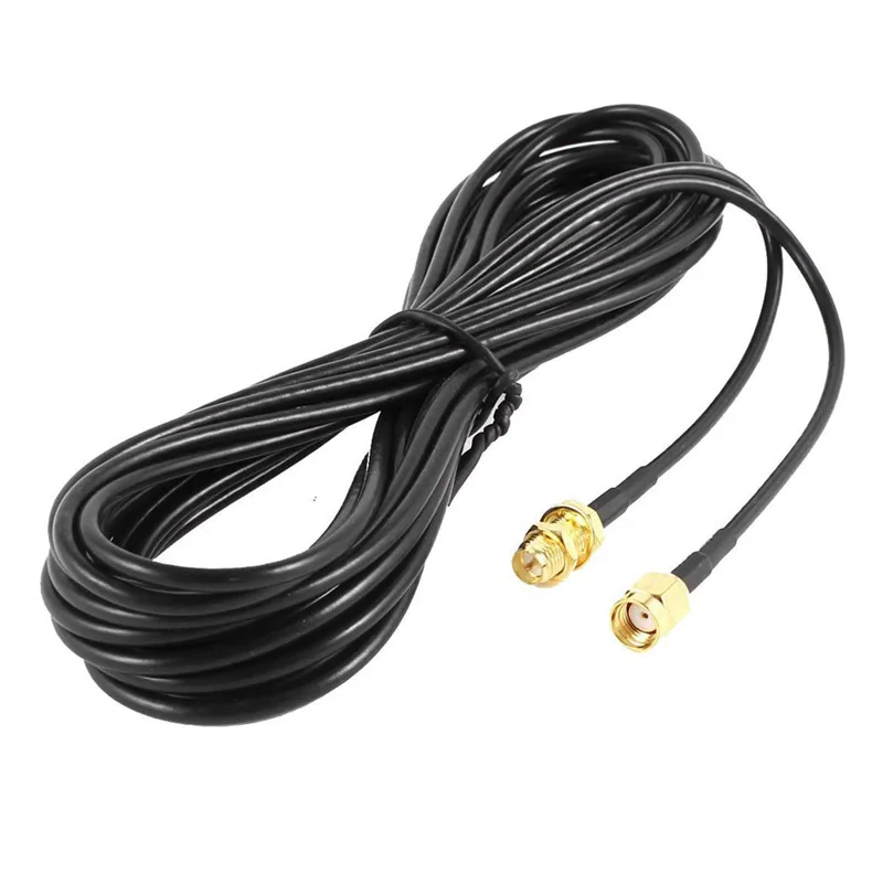 

New Hot New 10m 33FT RP SMA Male to RP SMA Female Extension Cable Antenna RG174