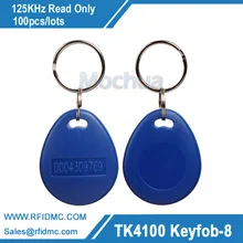100 шт. TK4100 125 кГц RFID ID Токен метка брелки для ключей совместимый EM4100